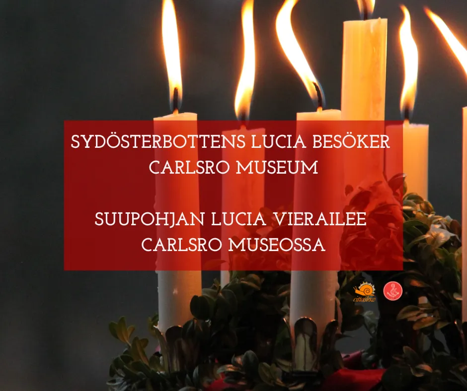 SYDOSTERBOTTENS Lucia pa Carlsro museum Lucia Carlsro museossa 1