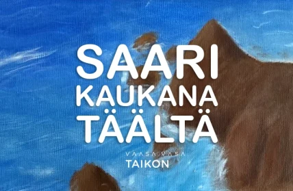 Saari kaukana taalta vaaka