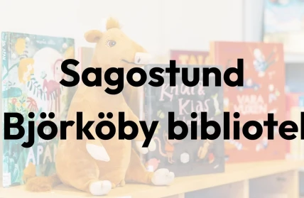 Sagostund i Bjorkoby bibliotek host 2026 fb event