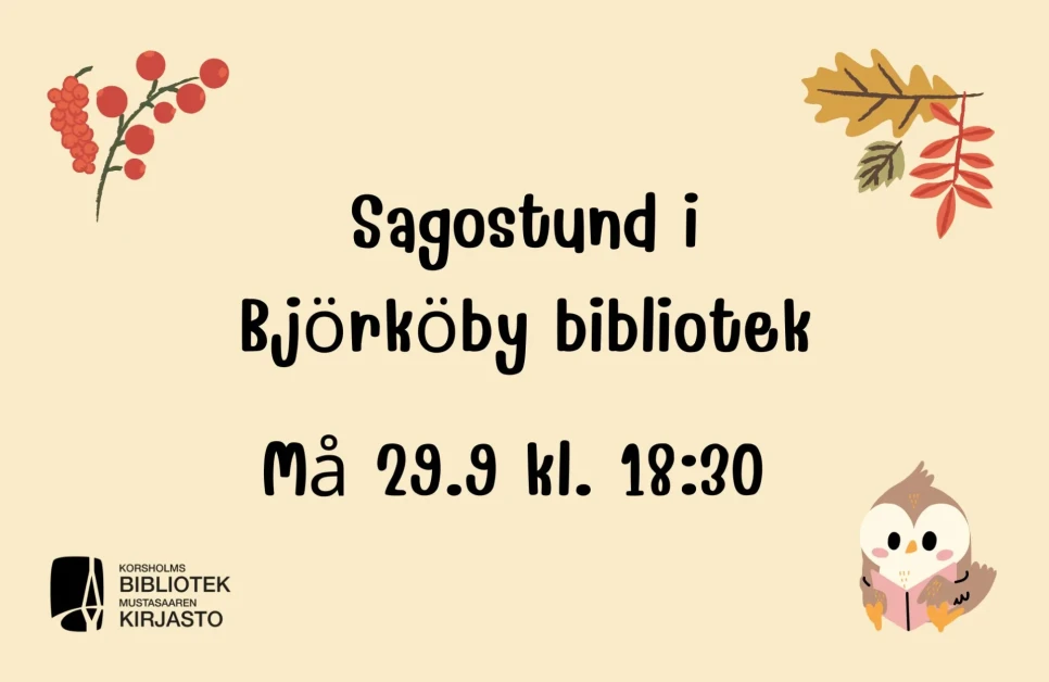 Sagostund i Bjorkoby finna