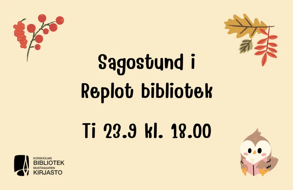 Sagostund i Replot finna