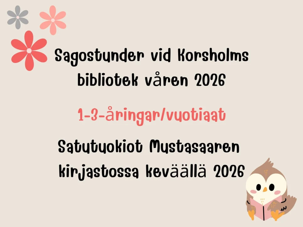 Sagostunder 1 3 aringar v 2026 Finna