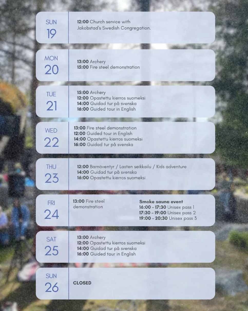 Schedule