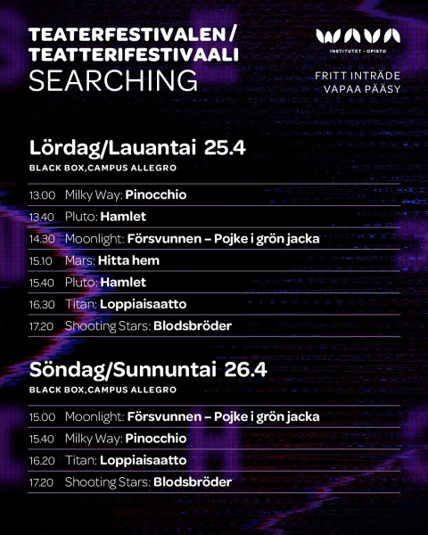Searching program feed 01
