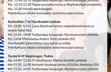 Senioriviikon tapahtumiin