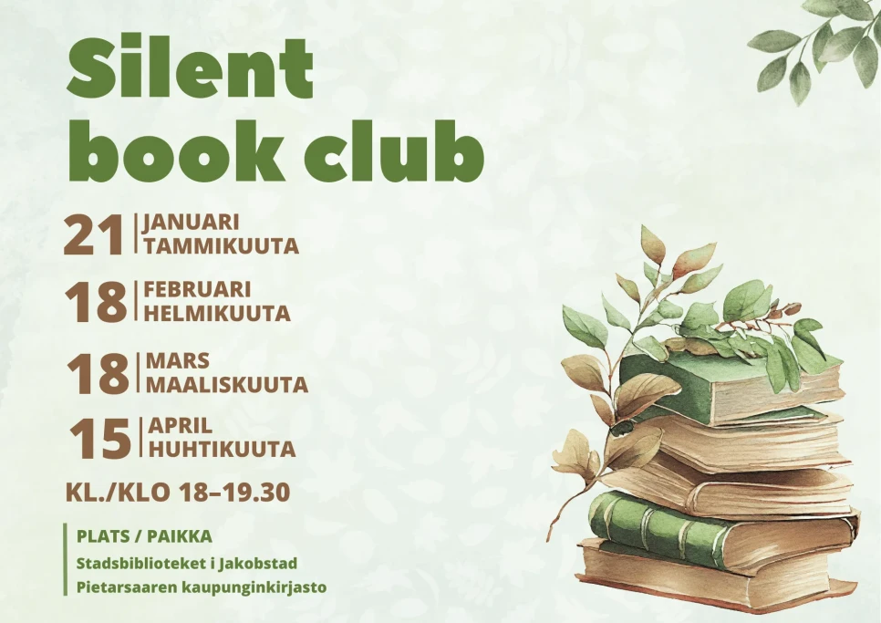 Silent book club kevat 2026 iso TV 2