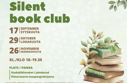 Silent book club syksy 2025 vaaka