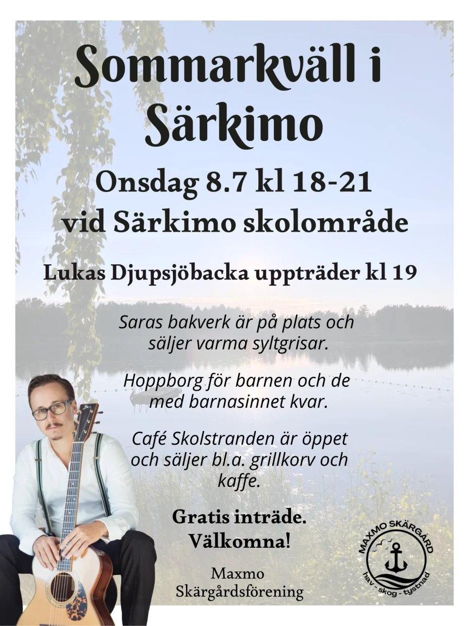 Sommarkvall i Sarkimo