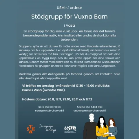 Stodgrupp vuxet barn Instagram inlagg 34
