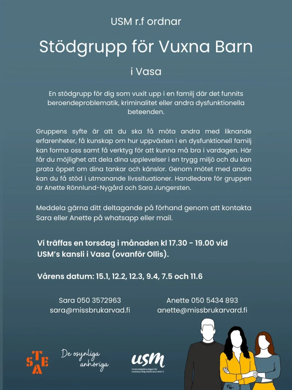 Stodgrupp vuxet barn Instagram inlagg 34