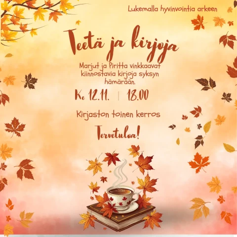 Teeta ja kirjoja Instagram postaus 1
