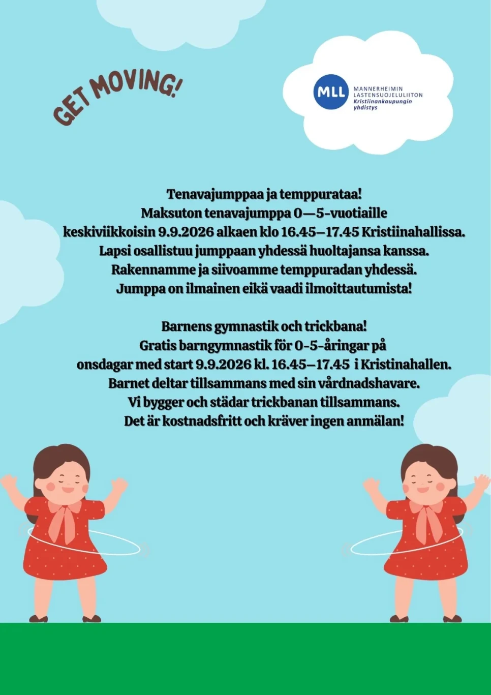 Tenavajumppa syksy 2026