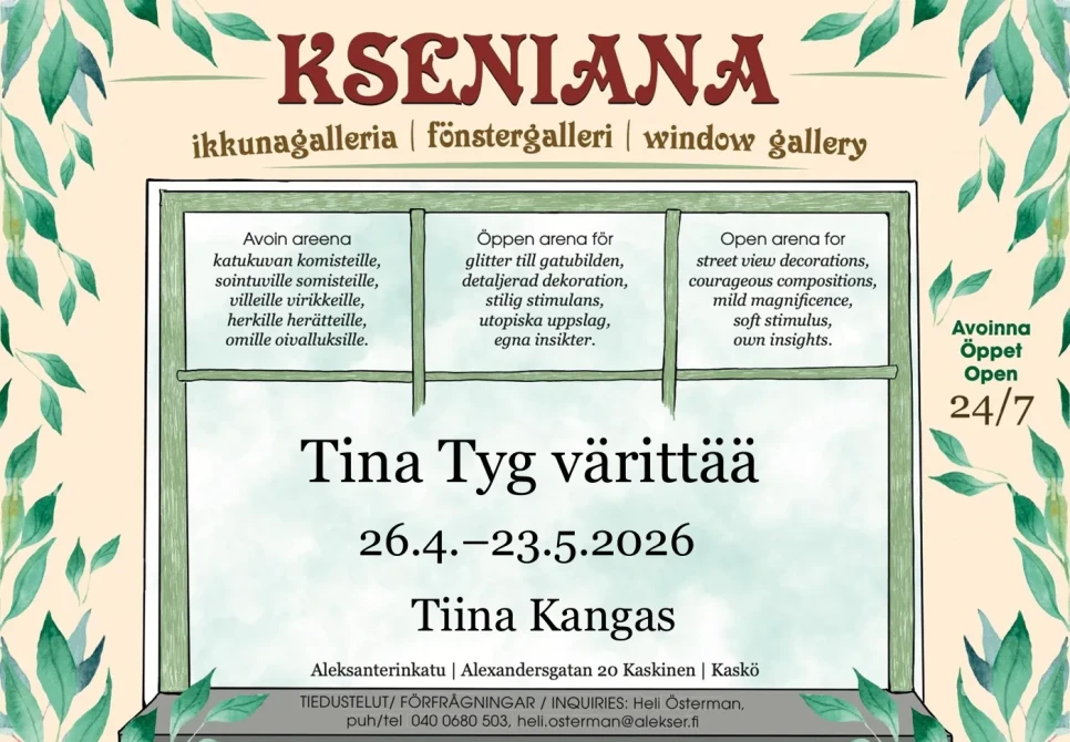 Tina Tyg varittaa 2026