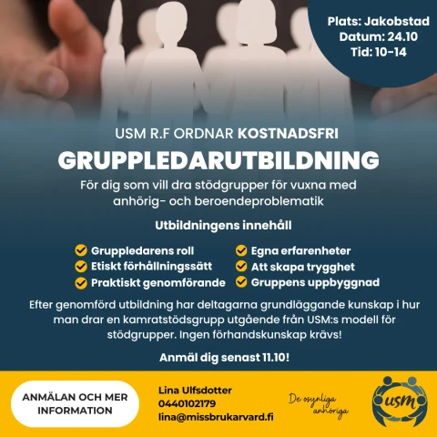 USM gruppledarutbildning Jakobstad