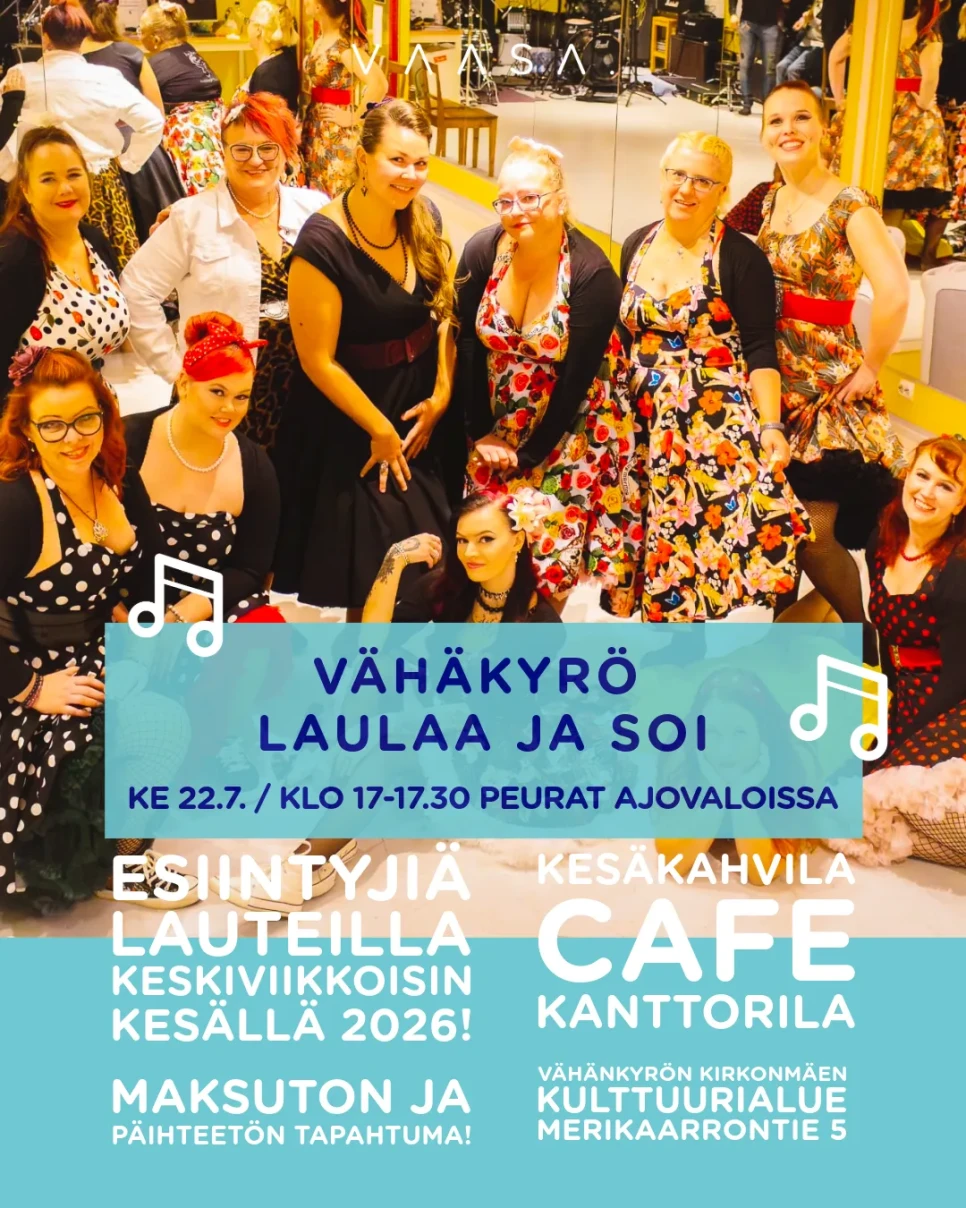 Vahakyro laulaa ja soi 2026 Peurat ajovaloissa 22 7 2026