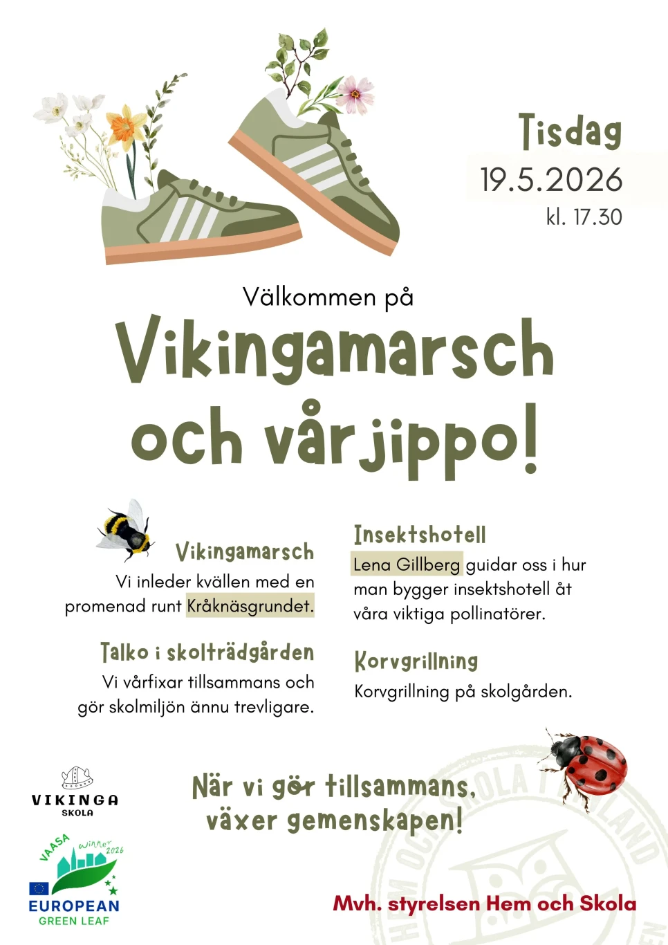 Vikingamarch och varjippo 2026