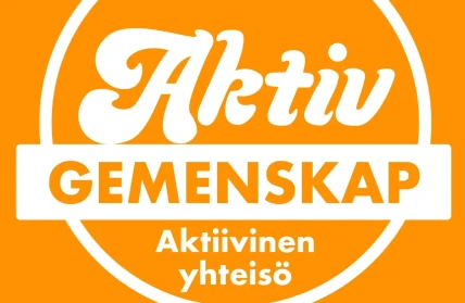 aktiv gemenskap logo orange