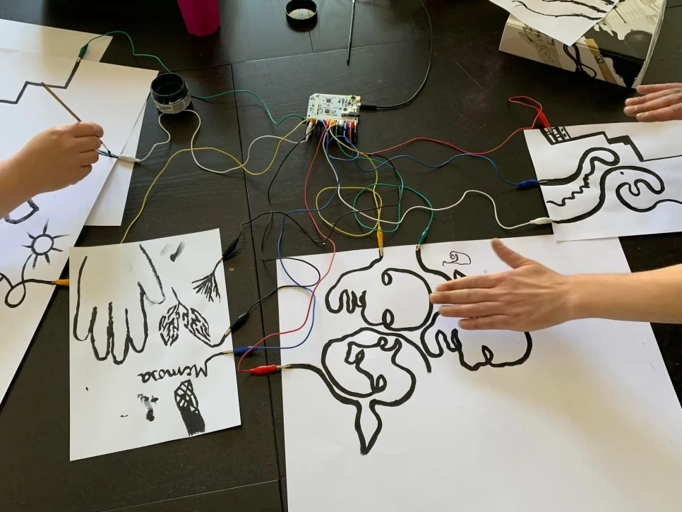 condictive painting workshop Malakta