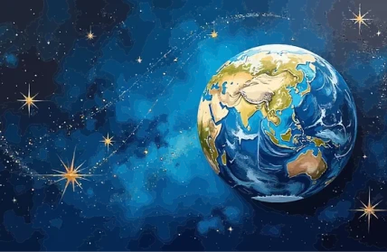 earth christmas background 9211274 640