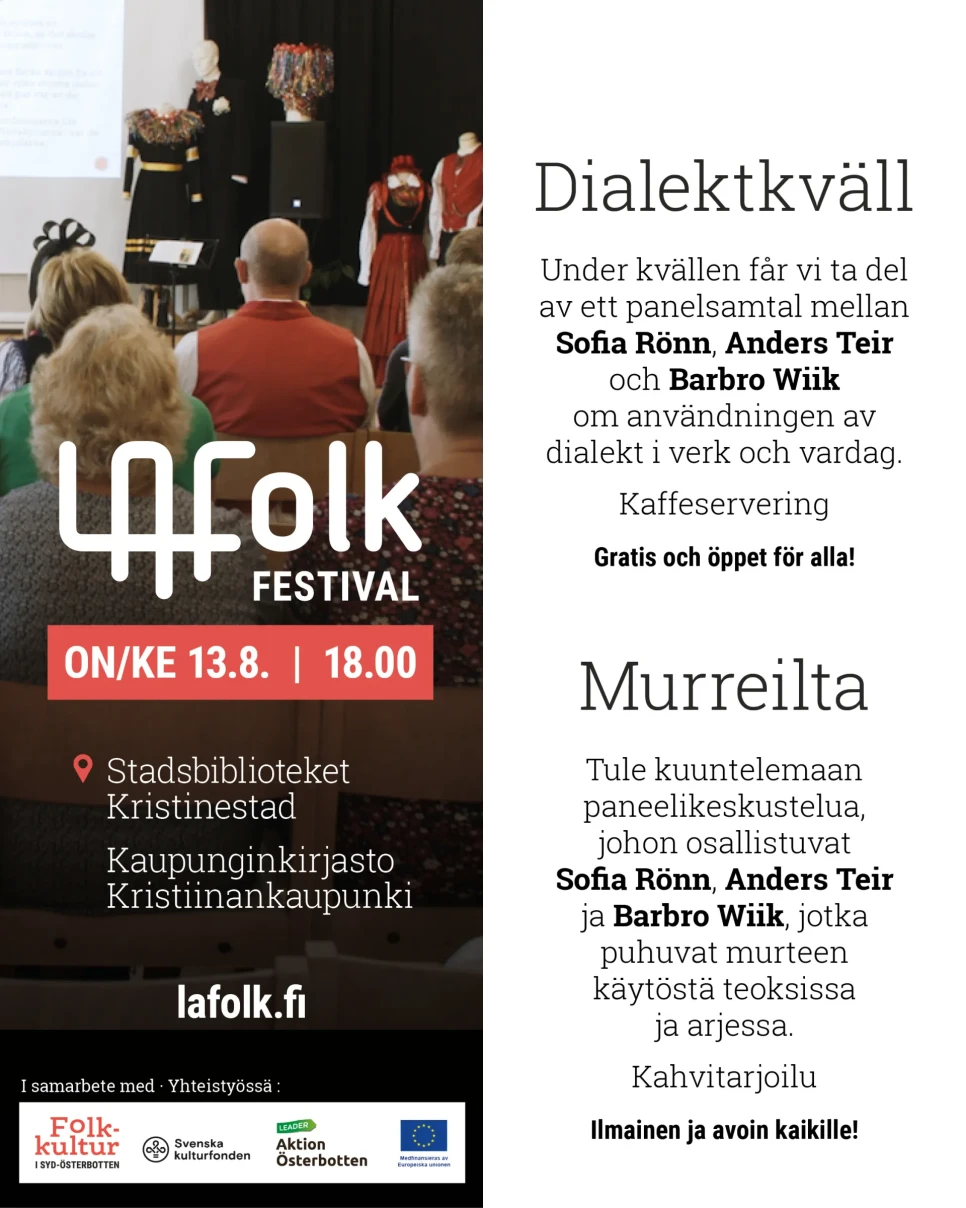 lafolk 2025 NY dialektkvall