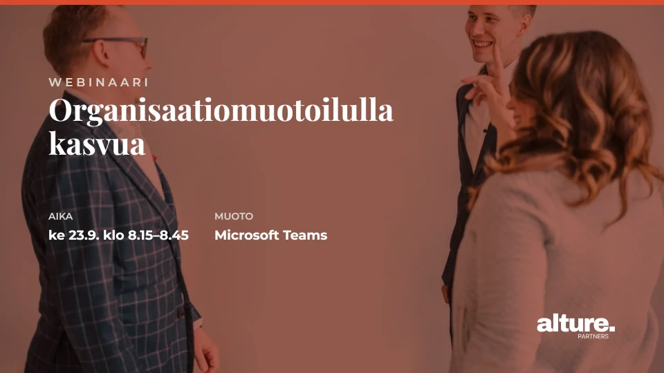 organisaatiomuotoilulla kasvua kansikuva